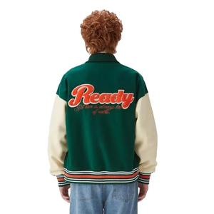 Haute Qualité Collège Varsity Vestes En Cuir Véritable Letterman Vestes Laine Tissu Baseball Vestes Fabriqué Pakistan Prix - Product Image 2