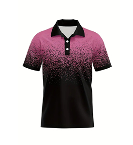 T-shirts à manches courtes pour polos pour hommes 100% coton Style Hip Hop respirant impression numérique T-shirts à motifs solides - Product Image 5