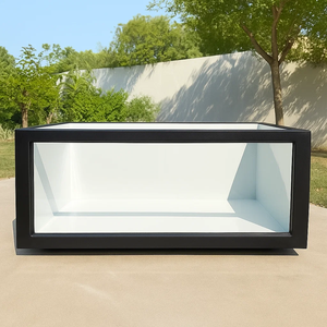 Vente directe d'usine, aquariums de 300 gallons, grand aquarium en fibre de verre, base plate, réservoir d'eau pour poissons marins, aquaculture - Product Image 3