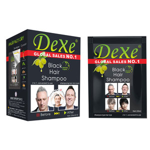 แชมพูครีมย้อมผมดำเร็ว ราคาโรงงาน DEXE ปิดผมขาว 100% ติดทนนาน สำหรับผู้ชาย ผู้หญิง ขายส่ง - Product Image 1