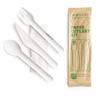 Tendances : Lots de cuillères, fourchettes et couteaux en papier biodégradables et écologiques pour diverses occasions, célébrations et rassemblements