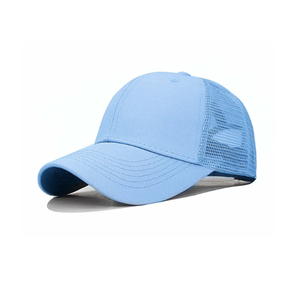 OEM ODM Estructurado 6 Panel Plain Trucker Hat Curved Brim Snapback Logotipo personalizado Sólido en blanco Deporte Sombrero para hombres Mujeres Casual Running - Product Image 4