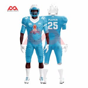 ชุดฟอร์มฟุตบอลปักลายสำหรับทีมสโมสรสำหรับผู้ชายชุดยูนิฟอร์มอเมริกันฟุตบอลออกแบบได้ตามต้องการ - Product Image 1