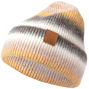 Gorro de Punto con Puño para Hombre de Primera Calidad, Último Estilo, Precio Accesible, Jacquard Ligero, con Logotipo/Colores Personalizados - Product Image 5
