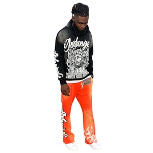 Ensemble de survêtements d'été unisexes personnalisés en polaire Sweat à capuche respirant Jogger Cargo Pants 2 pièces Tenue de sport légère avec logo - Product Image 6