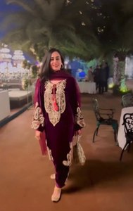 กำมะหยี่เส้นใยวิสคอสหนาหรูหราสไตล์ปากีสถานอินเดียแบบดั้งเดิมสำหรับงานปาร์ตี้งานวัฒนธรรมงานเลี้ยงรับรองน่าประทับใจ - Product Image 3