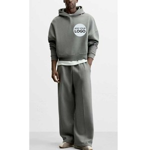 2025 <b>Men</b> Fall Tracksuit 2 Piece Set Old Money Polo <b>Quarter</b> <b>Zip</b> Twill Sweatsuits Jogging Sweatpants - Product Image 5