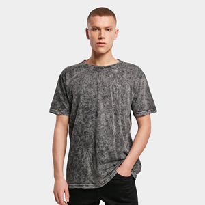 Lujo 100% algodón Ringer impresión personalizada logotipo gráfico camiseta logotipo bordado e impresión en blanco hombres poliéster/algodón - Product Image 2