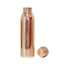 Botella de agua de cobre con diseño único, recipiente de agua martillado de cobre puro, precio competitivo, novedad de 2023 - Product Image 5