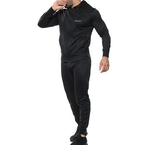 2025 meilleures ventes hommes Zip-Up Fitness Survêtements respirant 100% coton vêtements de sport pour l'hiver Logo personnalisé Plus solide - Product Image 3