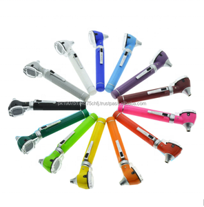 Otoscope médical électrique à fibre optique mini en acier inoxydable, format de poche, avec étui, plusieurs couleurs, CE ISO OEM - Product Image 1