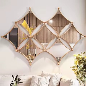 Decoración artística de pared de hierro de lujo moderna diseñada para estética interior de alta gama y mejora del hogar de lujo - Product Image 5