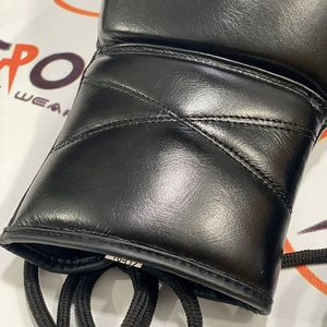 Fabricación ODM OEM al por Mayor, Guantes de Boxeo Marrones Personalizados para MMA, de Cuero Genuino, con Cordones, Ligeros y Transpirables, para Sparring - Product Image 5