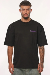 T-shirts pour hommes en coton 100% surdimensionnés rétro de haute qualité avec logo personnalisé imprimé, coupe ample, style streetwear, designs personnalisés, t-shirt à grammage élevé - Product Image 2