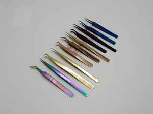 Pinzas para pestañas de acero inoxidable - Product Image 4