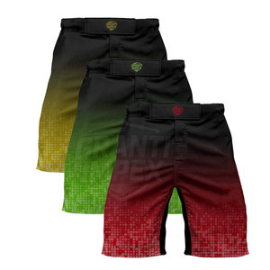Pantalones Cortos de MMA para Hombre, Nuevo Estilo, Color Personalizado, Logotipo Frontal, 100% Poliéster, Ligeros y Transpirables, para Entrenamiento de Artes Marciales - Product Image 6