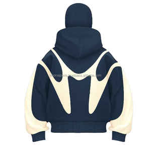 Venta al por mayor hombres colección de invierno cubrir la cara todos los tamaños Otoño Invierno cremallera completa sudaderas con capucha máscara sudaderas con capucha para hombres - Product Image 3