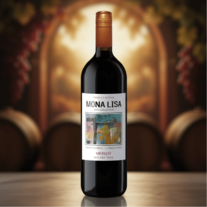Mona Lisa 100% Merlot Premium-vino rosso secco varetale 13-13,5% Abv 0,75 l di spagna Castilla La Mancha - Product Image 2