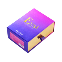 Boîte de rangement coulissante en carton de style boîte d'allumettes de luxe sur mesure avec logo personnalisé pour flacon de parfum