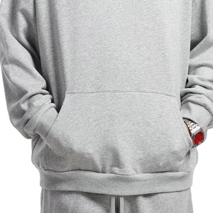 Sudaderas con capucha de peso pesado para hombre de alta calidad 100% algodón de gran tamaño en blanco logotipo personalizado 380gsm 460gsm 500gsm sudaderas con capucha de gran tamaño - Product Image 3