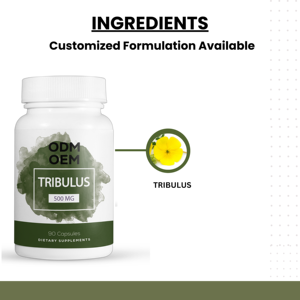 Vente chaude Capsules à base de plantes personnalisées Capsules Tribulus Terrestris 90 Capsules étiquetage privé disponible - Product Image 4