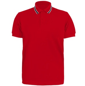 เสื้อโปโลผ้าฝ้าย100% พร้อมดีไซน์หลากสีสำหรับผู้ชายเสื้อโปโล220 GSM ขนาดตามสั่ง - Product Image 3