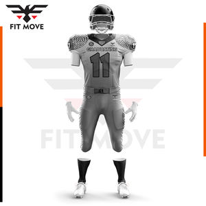 Ensemble combiné de football américain de qualité supérieure 100% polyester fait impression numérique uniforme de football américain à l'extérieur et survêtement unisexe - Product Image 4