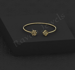 Componente de Hallazgo de Plata de Ley 925 de alta calidad Pulsera de pata de buena calidad con resina de leche materna y cenizas conmemorativas para mujeres - Product Image 6