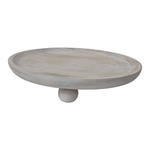 Ensemble de 3 contremarches rondes en bois de manguier de luxe sculptées à la main pour la cuisine, vente en gros - Product Image 5