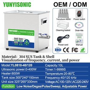 Nettoyeur à ultrasons professionnel Yunyisonic 40/120 kHz multifonctionnel pour le <span class=keywords><strong>nettoyage</strong></span> des trous aveugles et des pièces <span class=keywords><strong>de</strong></span> moteur automobile - Product Image 3