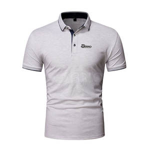 Nueva camiseta de polo de alta calidad para hombre, camiseta de polo de algodón personalizada de tela transpirable para hombre - Product Image 1