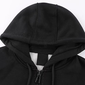 2026 Customized Two Color <b>Split</b> Regular Fit Hoodie High Quality Mens Outdoor Sportswear Oversized Winter Warm 100% Cotton Fleece - Product Image 3