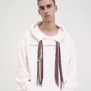 Nueva Sudadera con Capucha Lisa de Diseño Personalizado con Cordones, Ropa de Marca, Estilo Urbano de Algodón para Hombre, Sudadera con Capucha para Rastas - Product Image 6