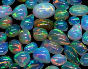 Gemas Mehrajudin de Calidad AA, Opal Blanco Welo de Rajasthan, Certificadas por Terceros, Corte Brillante, Gemas Naturales Sueltas para Joyería - Product Image 3