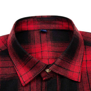 Chemises en flanelle pour hommes en tissu doux de la meilleure qualité, pour adultes, vente chaude - Product Image 2