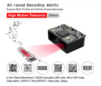 Módulo Escáner de Códigos de Barras 1D 2D CMOS Mini OEM RAKINDA, Módulo Lector de Códigos QR Láser TTL232 USB en Stock