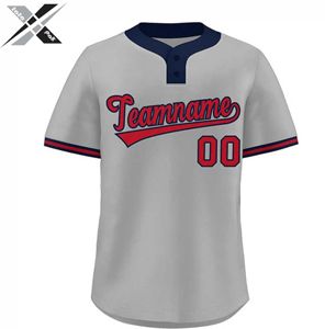 Ropa de equipo de béisbol de poliéster 100% personalizada a prueba de viento característica transpirable colores personalizados logotipo NOMBRE DEL EQUIPO INCLUIDO venta en línea - Product Image 5