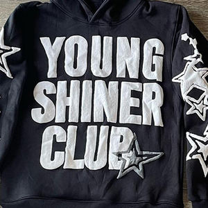 ชุดวอร์มแบบสวมหัวสำหรับผู้ชายพิมพ์ลายพัฟโลโก้ตามสั่งสำหรับฤดูหนาวสินค้ามาใหม่ - Product Image 6