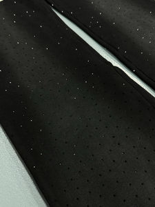 Pantalones de chándal apilados con lavado ácido de peso pesado para hombre 2024, cintura media de calidad con diamantes de imitación - Product Image 3