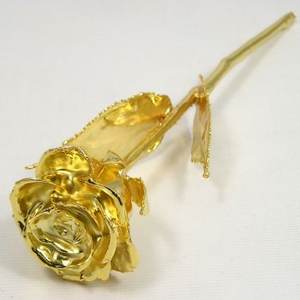 ดอกกุหลาบสีทองประดิษฐ์ - Product Image 5