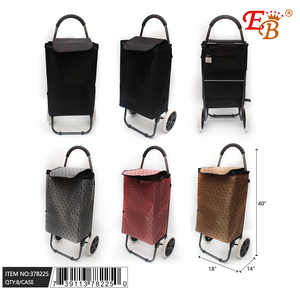 8 pz/CS 40 \ "carrello della spesa pieghevole con superficie in acciaio PU impermeabile con struttura in acciaio piattaforma per uso supermercato - Product Image 1
