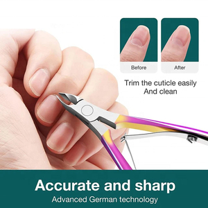 Gran oferta, alicates profesionales para cutículas de acero inoxidable, alicates para uñas de resorte único, alicates para cutículas - Product Image 4