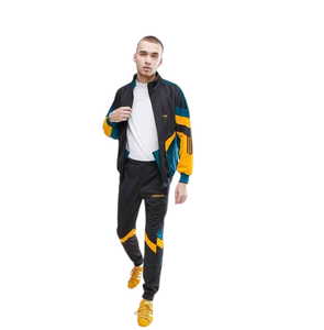 Vestes coupe-vent à la mode multicolore pour hommes, survêtements de sport décontractés pour hommes, survêtement coupe-vent pour hiver - Product Image 5