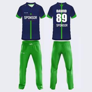 Customized Lightweight Polyester Cricket Training Jersey <b>Trousers</b> Full Sublimation Print Breathable Uniform for Team Club - Product Image 1