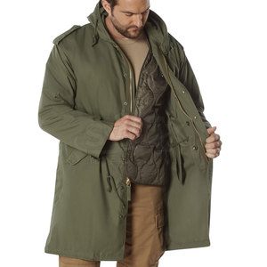 เสื้อปาร์กาแบบมีช่องเปิดสำหรับผู้ชายดีไซน์ตามสั่ง - Product Image 4