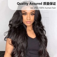 Perruque Lace Front en Cheveux Humains KS, Dentelle Suisse, 12-30 Pouces, Densité Personnalisée, Vente en Gros OEM