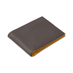 Venta al por mayor de alta calidad de diseño personalizado logotipo Multi-Tarjeta de los hombres Cartera de cuero genuino bordado Premium elegante tarjetero corto - Product Image 1