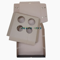 Kunden spezifisches Design Wellpappe dicke Take-Out-Box mit personal isierter Logo-Prägung Matt Laminierung & UV-Beschichtung für die Lieferung von Lebensmitteln