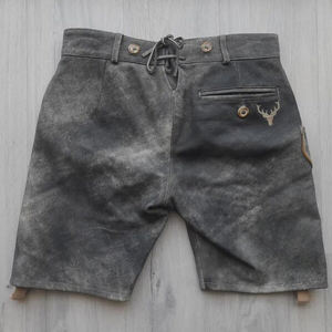 Lederhosen de haute qualité pour hommes allemand Oktoberfest bavarois traditionnel en cuir suédé Shorts tenues personnalisées en gros - Product Image 6