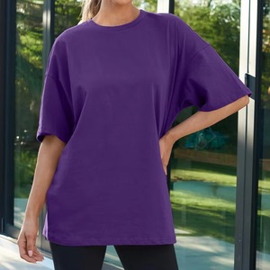 Ladies Vintage Boxy Tee <b>Shirt</b> Acid Wash Printed Oversized Women <b>T</b>-<b>shirt</b> - Product Image 3